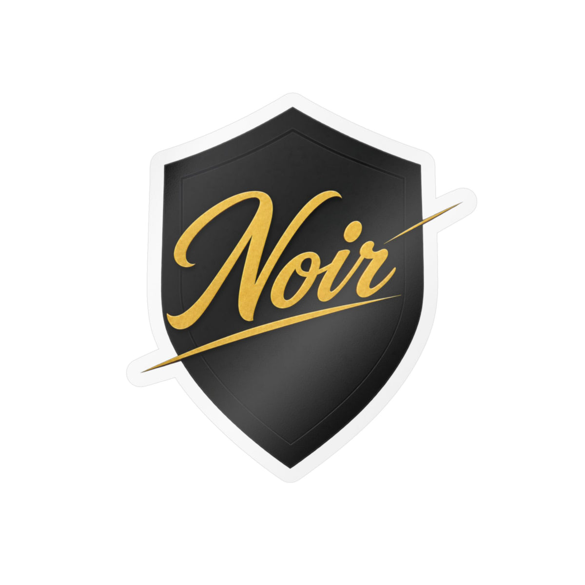 Noir Shield Vinyl Decal