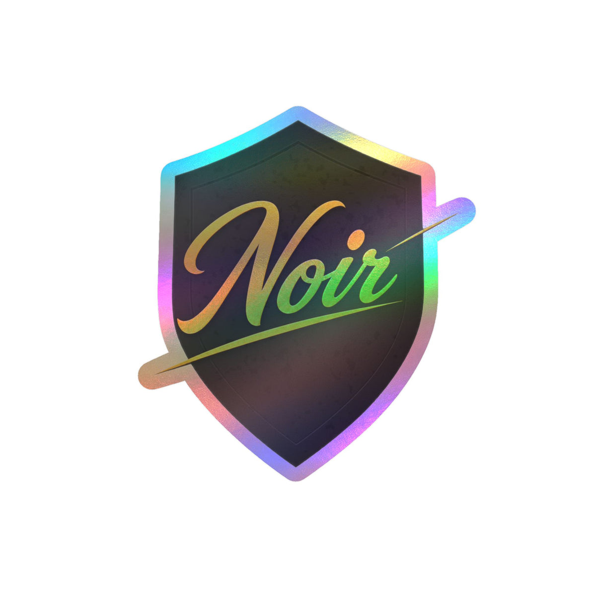 Noir Shield Vinyl Decal