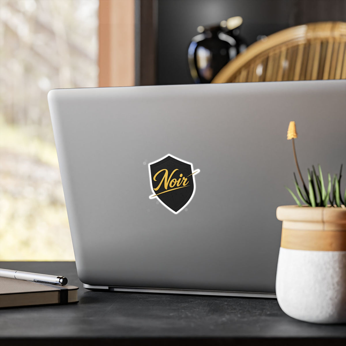 Noir Shield Vinyl Decal